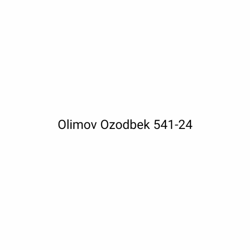 Profile picture of user Ozodbek