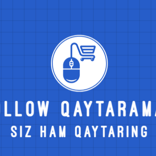 Profile picture of user Follow bosaman qaytarasiz ok?