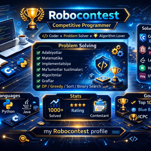 Profile picture of user Jo'raboyev Niyatillo