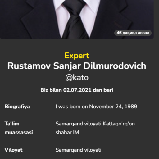 Profile picture of user aslllll