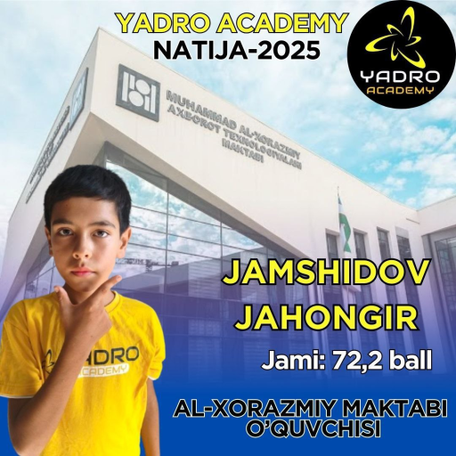 Profile picture of user Jamshidov Jahongir