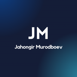 Profile picture of user Jahongir Murodboev