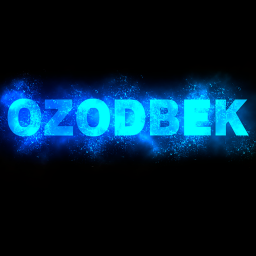 Profile picture of user Ozodbek Xayrullaev