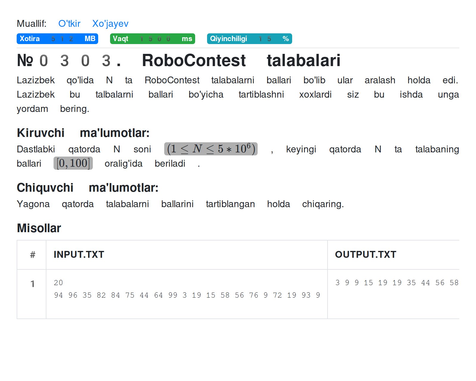 Robocontest uz kirish