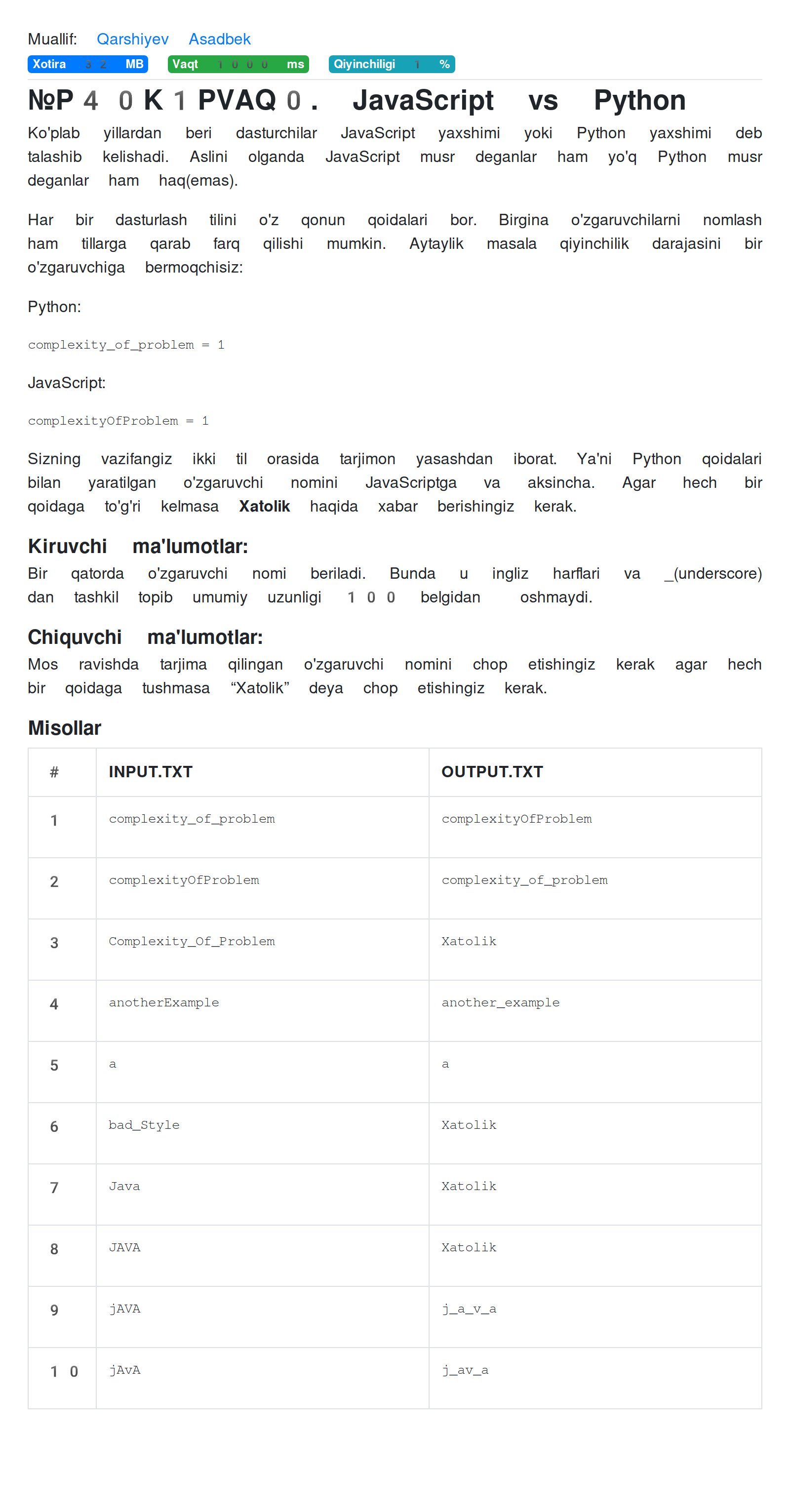JavaScript vs Python - RoboContest